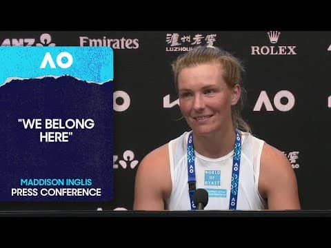 Maddison Inglis Press Conference | Australian Open 2026 First Round