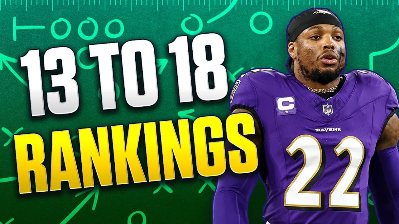 2026 Fantasy Rankings: Players 13-18 in PPR Leagues | 2026 Fantasy Football Advice