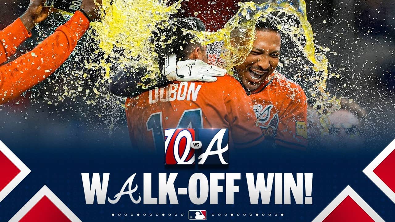 FULL COMEBACK & WALK-OFF: Nationals vs. Braves (in extra-innings!) | MLB Highlights
