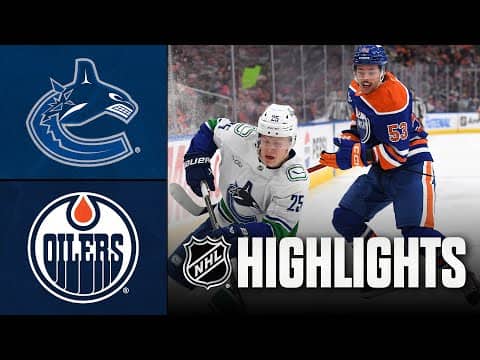 NHL Highlights | Canucks vs. Oilers | October 11, 2025