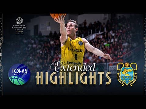 Tofas Bursa v La Laguna Tenerife | Full Game Highlights | #BasketballCL 2025-26