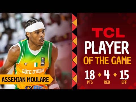 Assemian Moulare (18 PTS) | TCL Player Of The Game | CIV 🇨🇮 vs RWA 🇷🇼 | #AfroBasket 2025