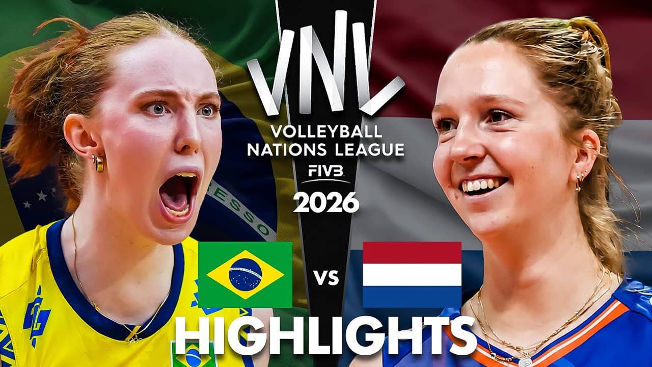 BRAZIL 🇧🇷 vs NETHERLANDS 🇳🇱 | Highlights | Women's VNL 2026