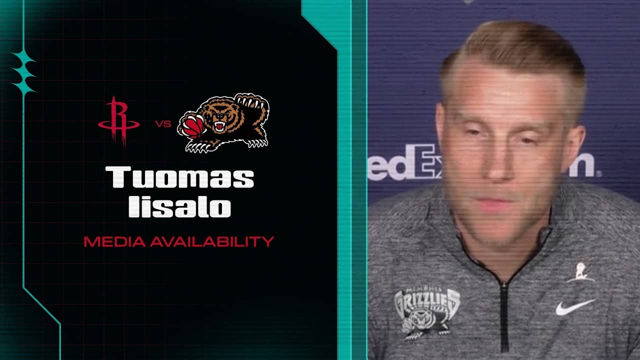 Tuomas Iisalo Press Conference | Grizzlies vs. Rockets