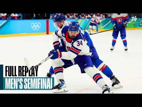 USA vs Slovakia 🇺🇸🏒🇸🇰 | Men's Ice Hockey Semifinal 1 | Milano Cortina 2026 | Full Replays