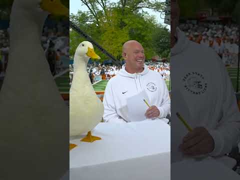 The @aflac made an appearance with Stanford Steve 🤣