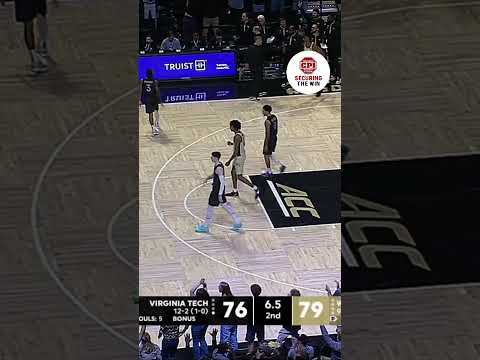 NATE CALMESE WINS IT FOR THE DEACS AFTER A SUBURB DAY 🤩 #cbb #basketball #accbasketball #wakeforest