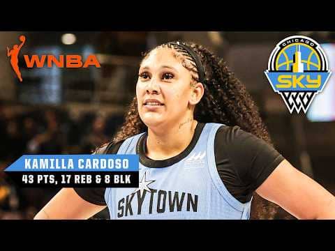 Kamilla Cardoso scores a career-high 30 PTS on a perfect 13-13 FG 🔥 | WNBA on ESPN
