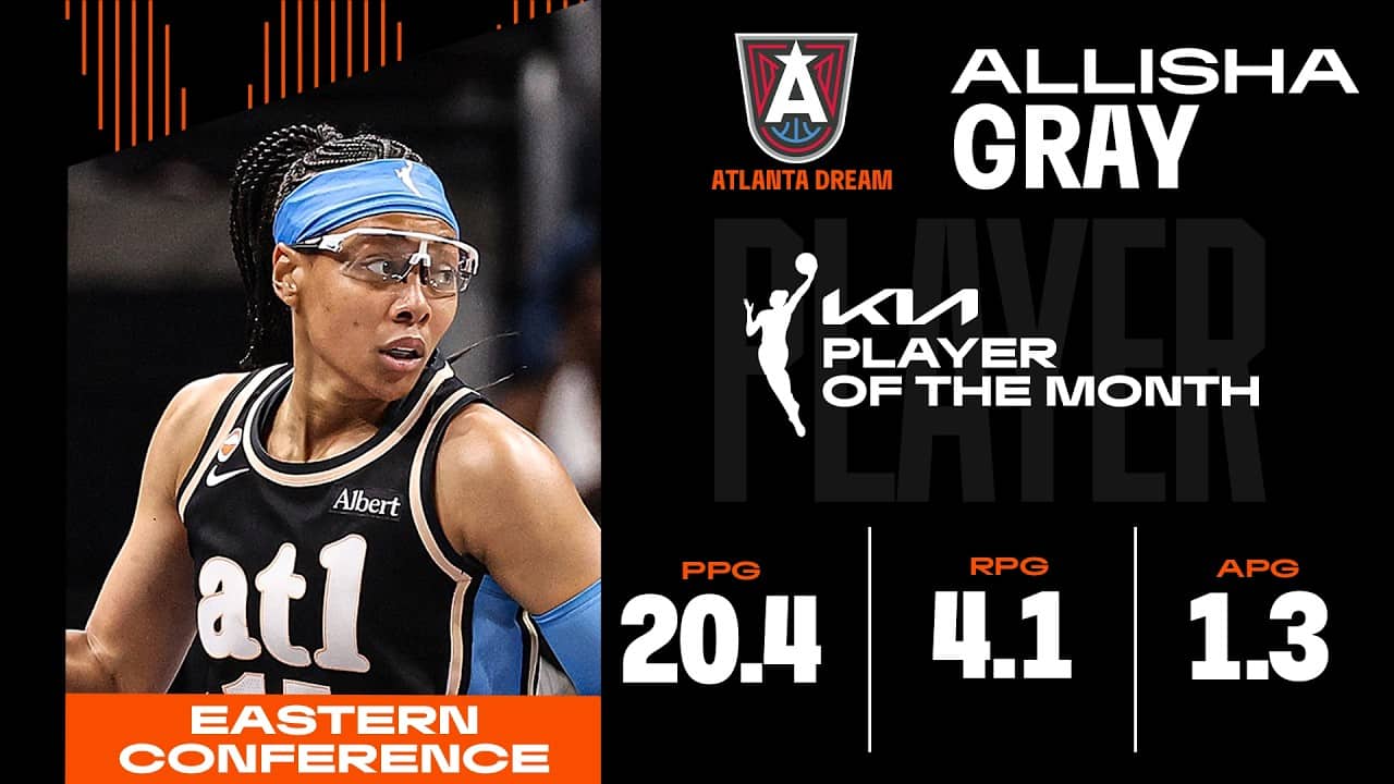 May Eastern Conference Player of the Month: Allisha Gray