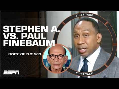 Paul Finebaum & Stephen A. go TOE-TO-TOE over SEC’s dominance being OVER?! | First Take