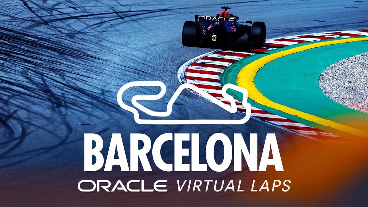 Isack Hadjar Takes On The Circuit de Barcelona-Catalunya! | Oracle Virtual Laps