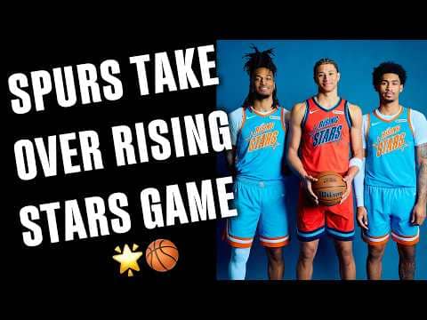 Spurs Shine in Rising Stars Game: Stephon Castle, Dylan Harper and Carter Bryant Were Hooping!