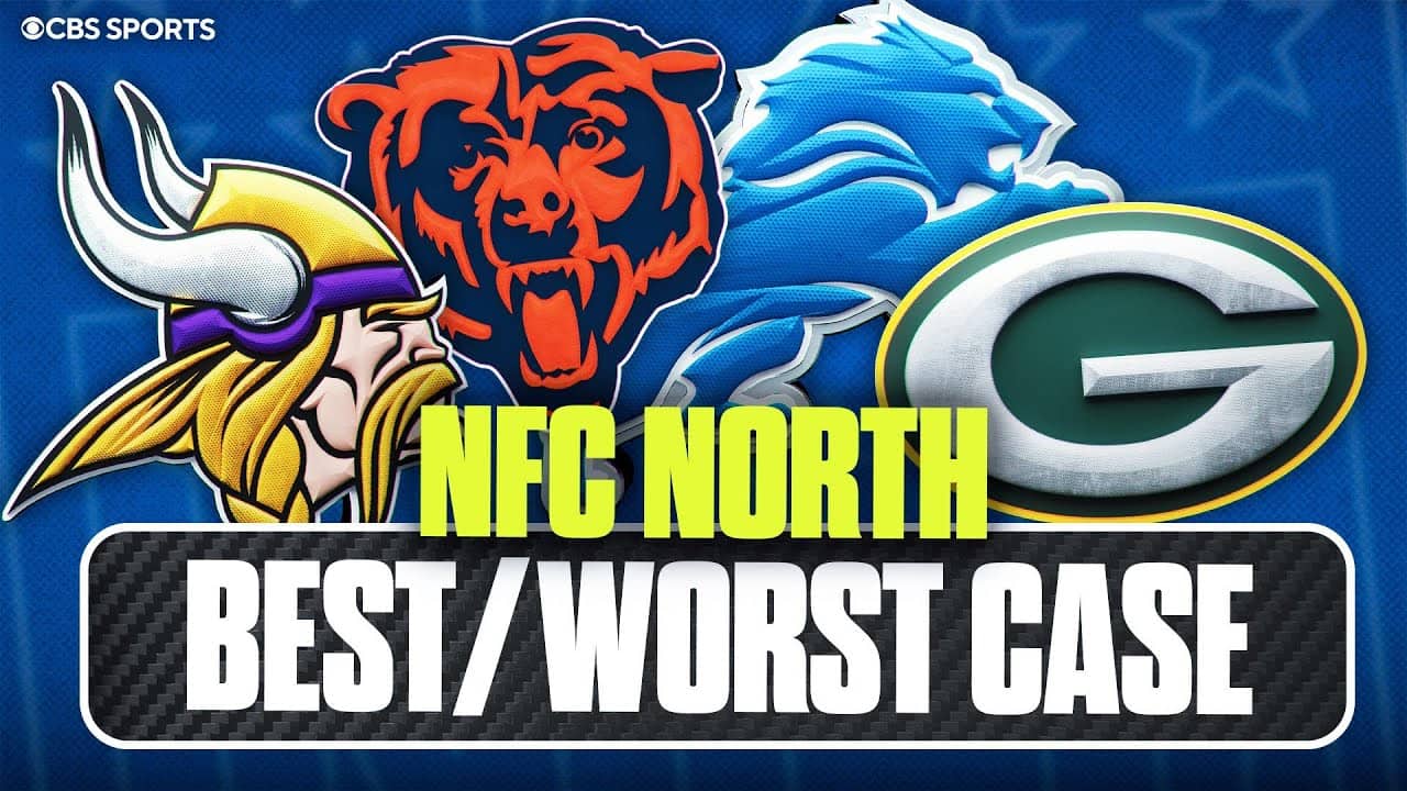 Predicting the best & worst case record scenarios for EVERY NFC North team ✅