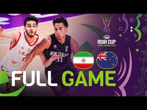 3rd Place Game | Iran v New Zealand | Full Basketball Game | FIBA Asia Cup 2025