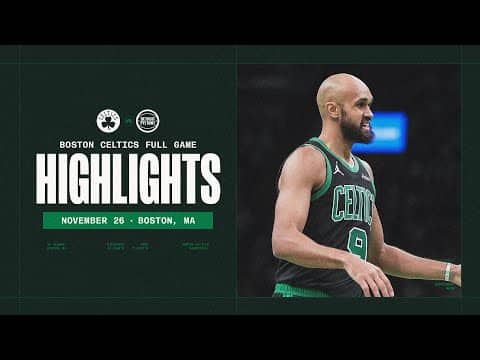 Boston Celtics end Detroit Pistons winning streak with 117-114 win | Extended Highlights