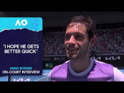 Nuno Borges On-Court Interview | Australian Open 2026 First Round