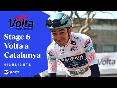 DOMINANCE CONTINUES! 🤩 | Men's 2026 Volta a Catalunya Stage 6 Race Highlights | TNT Sports Cycling