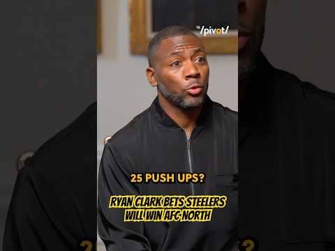 Ryan Clark places wager on Steelers over Ravens and to win AFC North #football #nfl