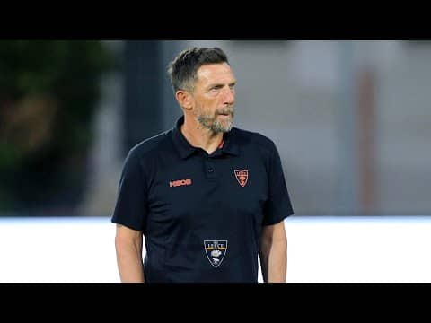 Conferenza stampa di mister Di Francesco: vigilia di Lecce-Juve Stabia