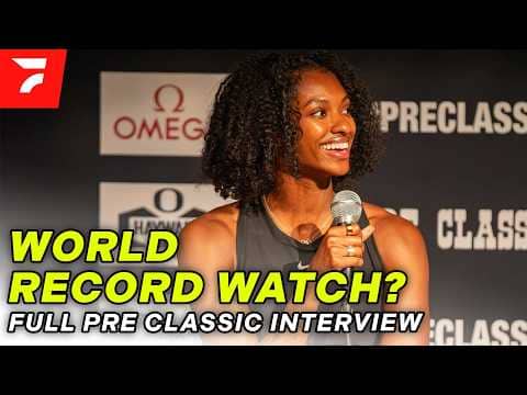 Masai Russell is the STANDARD of the 100mH | Interview Ahead of 2026 Pre Classic