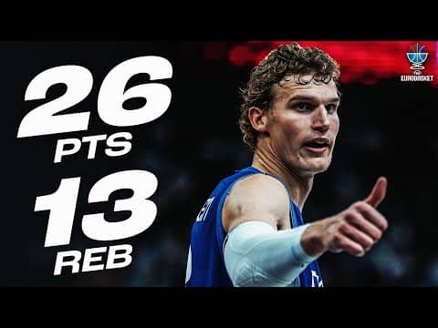 Lauri Markkanen Leads Finland To The Round of 16! | FIBA EuroBasket 2025 | August 30, 2025
