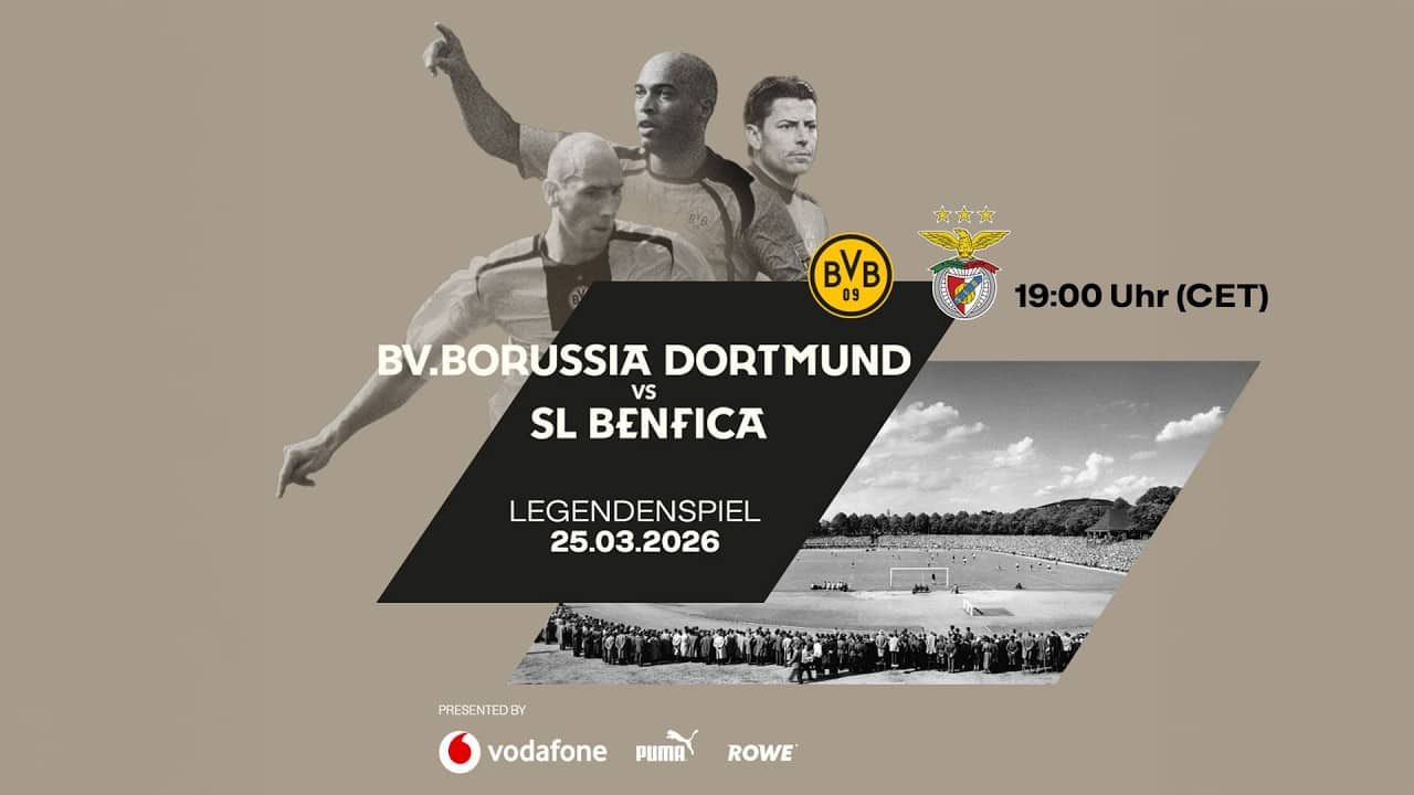 ReLive: Match of the Century Reloaded! | BVB Legends vs. Benfica | 100 Years Rote Erde Stadium