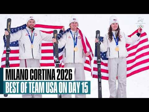 Best of Team USA from Day 15 of the Milan Cortina Olympics