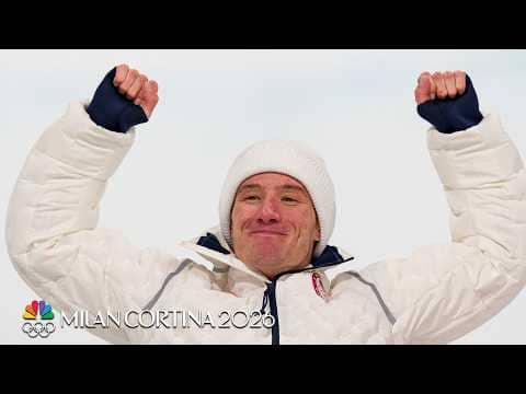 Alex Ferreira soaks in U.S. national anthem after halfpipe gold | Winter Olympics 2026 | NBC Sports