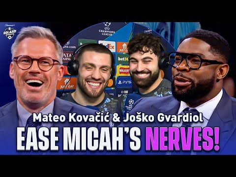 Joško Gvardiol & Mateo Kovačić talk NERVY Man City win w/ Micah Richards | UCL Today | CBS Sports