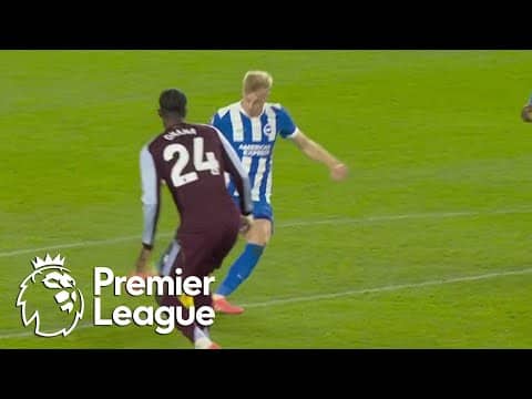 Jan Paul van Hecke powers Brighton within one goal of Aston Villa | Premier League | NBC Sports