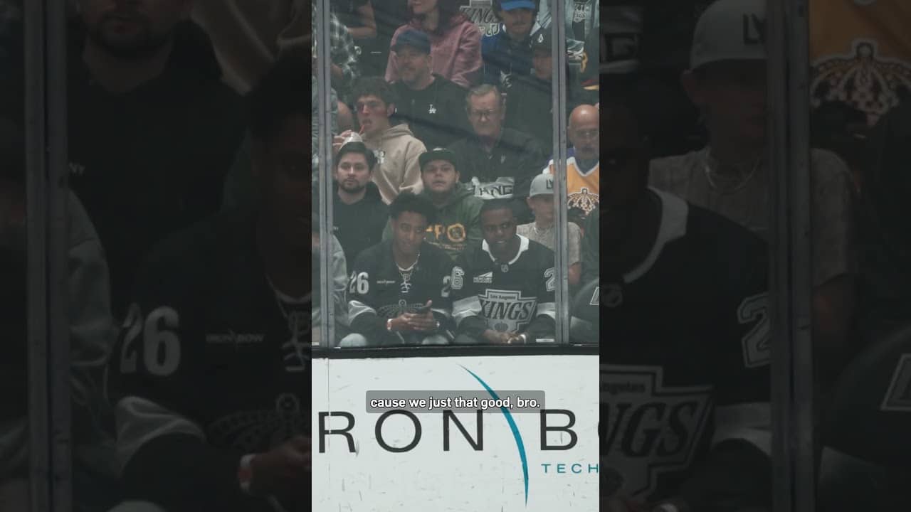 These two are HILARIOUS 😂 @KevinLangue  #lakings #hockey #icehockey #nhl #gokingsgo