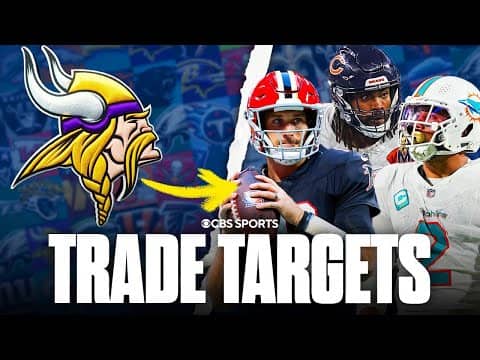 5 trades the Minnesota Vikings COULD MAKE ahead of the NFL Trade Deadline 👀