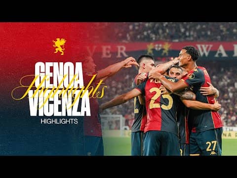 HL | GENOA 3-0 VICENZA | COPPA ITALIA FRECCIAROSSA 25/26