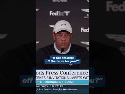 Tiger? Masters? Maybe?👀