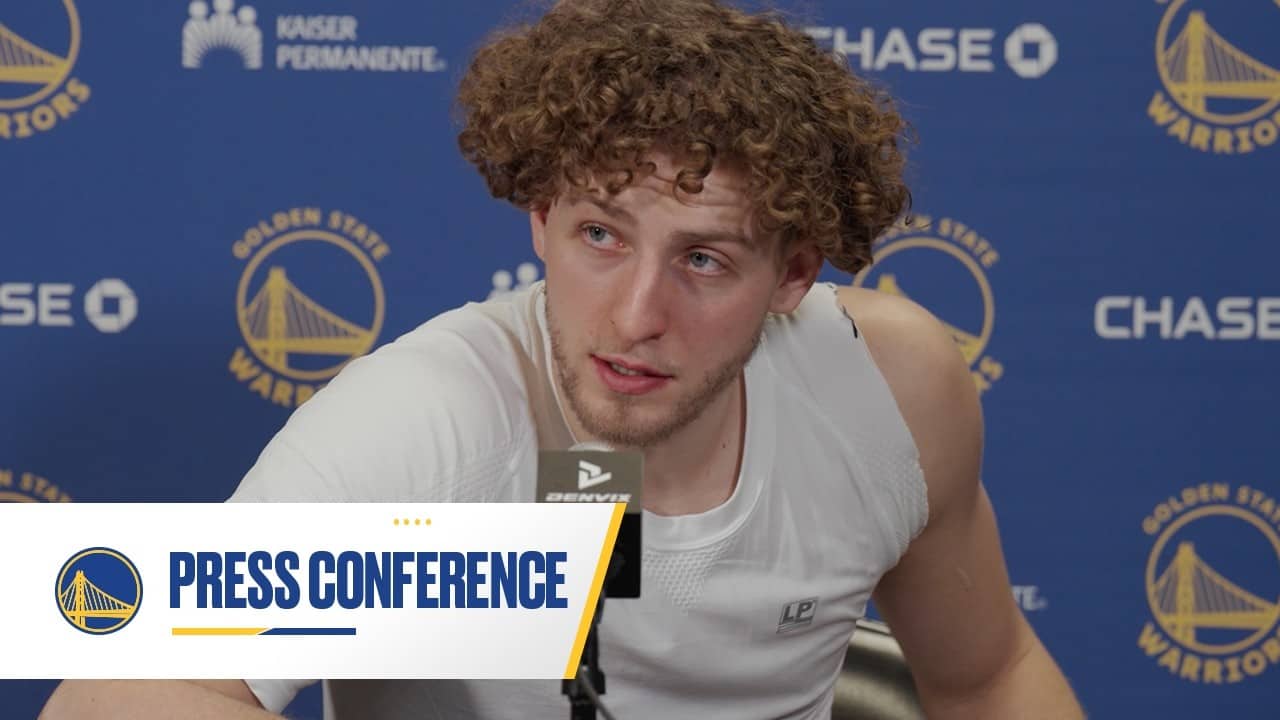 Brandin Podziemski Recaps Warriors Loss to Denver Nuggets | Mar. 29, 2026