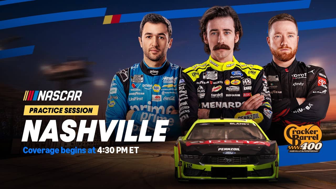 LIVE NASCAR CUP SERIES PRACTICE | Nashville | Prime Video