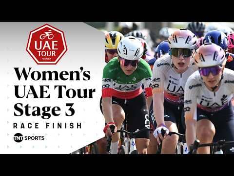 PUSHED ALL THE WAY 😮‍💨 | Women's UAE Tour 2026 Stage 3 Final KM's | TNT Sports Cycling