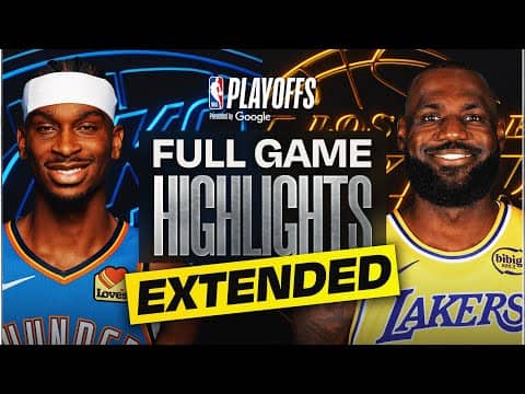EXTENDED: #1 THUNDER at #4 LAKERS | FULL GAME 3 HIGHLIGHTS | May 9, 2026