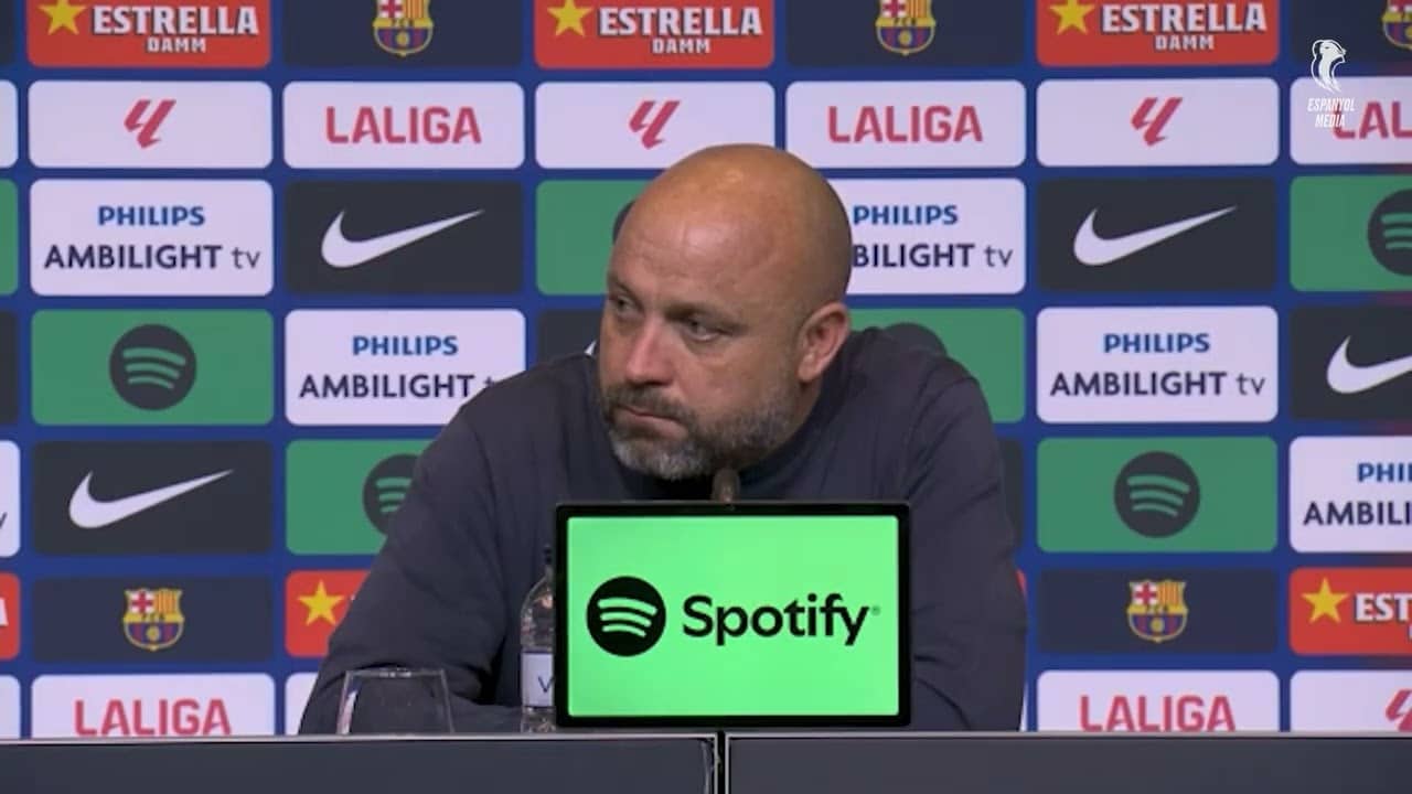 Roda de premsa postpartit de Manolo González