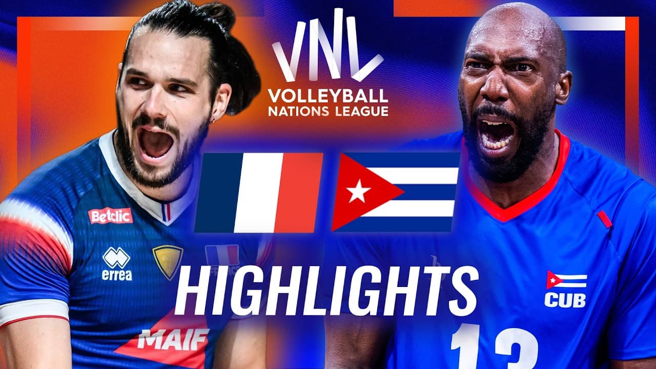 France 🇫🇷 vs. Cuba 🇨🇺 - Highlights | Week 2 | Men's VNL 2026
