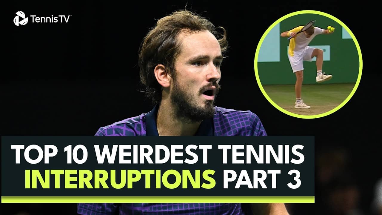 Sneezing, Animal Invasions & Smoke Stops Play! 😳 | Top 10 Weirdest Tennis Interruptions Part 3 😅