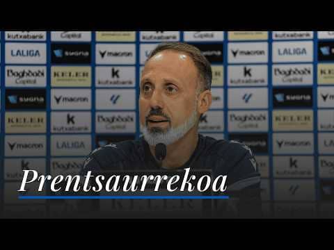 RUEDA DE PRENSA 14:00 | Pellegrino Matarazzo | Real Sociedad - Real Oviedo