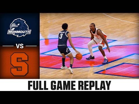 Monmouth vs Syracuse Full Game Replay | 2025-26 ACC Men's Basketball
