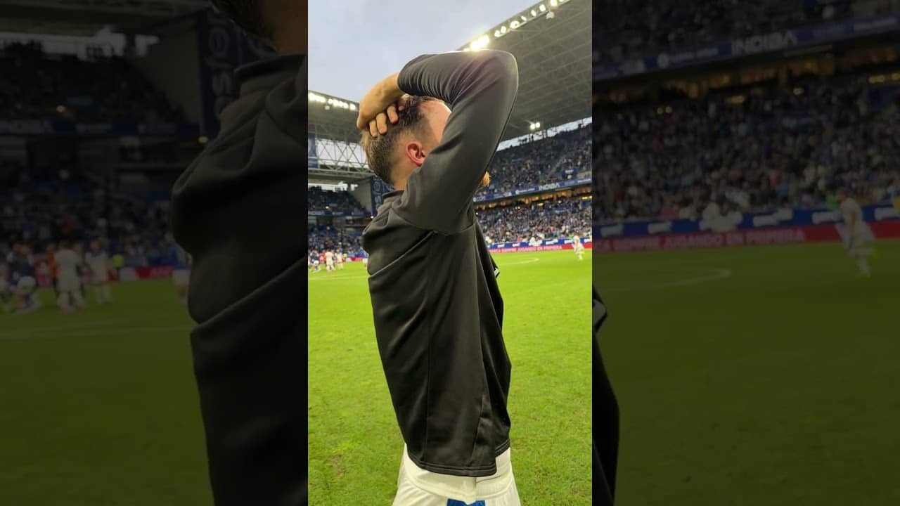 El grito del goleador!!!! ⚽️✊🏻 #RealOviedoAlavés