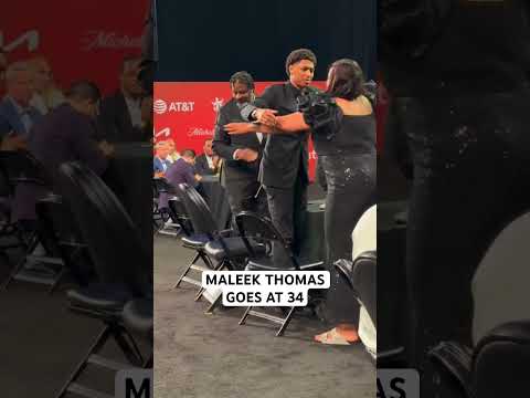 A dream come true for Maleek Thomas at the 2026 NBA Draft