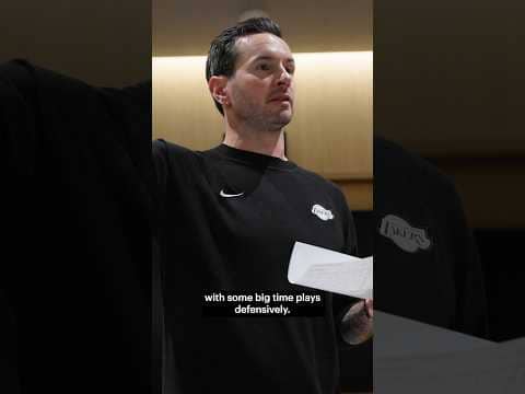 JJ in the Lakers Locker Room: Setting the Standard #NBA #Lakers