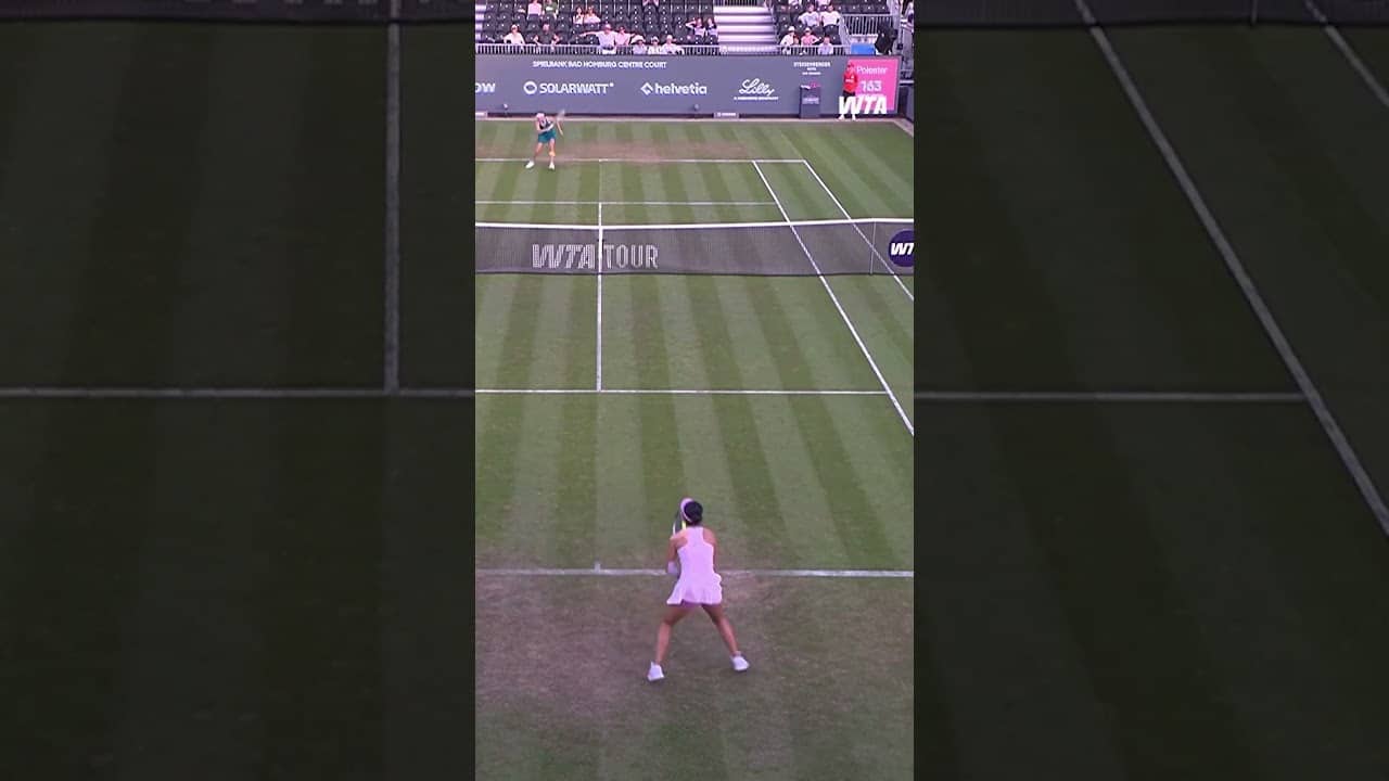Pure quality 👏 Alex Eala started on the front foot against Mertens in Bad Homburg! #BHO26