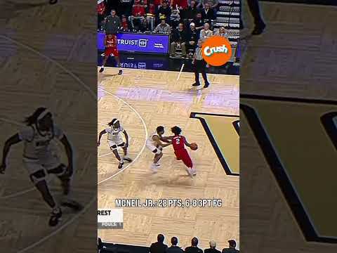 Paul McNeil Jr. was unconscious 🎯#ncstate #gopack #collegebasketball #accbasketball #basketball