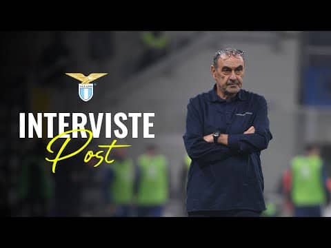 🗣️ LE INTERVISTE A MISTER SARRI, CATALDI E NOSLIN | INTER-LAZIO 2-0