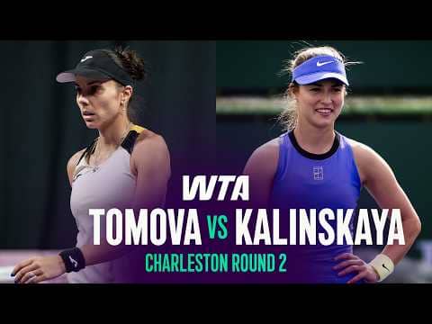 Viktoriya Tomova vs. Anna Kalinskaya | 2026 Charleston Round 2 | WTA Match Highlights